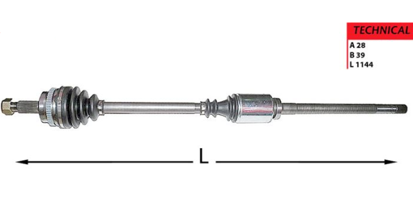 MGA Master 2-II  2.2 Dci Ön Aks Sağ 8200499895