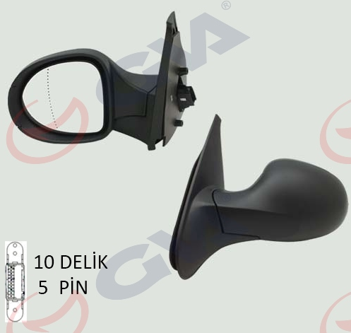 Clio Symbol Thalia 09-12 Dış Dikiz Aynası Sol Elektrikli 7701070381