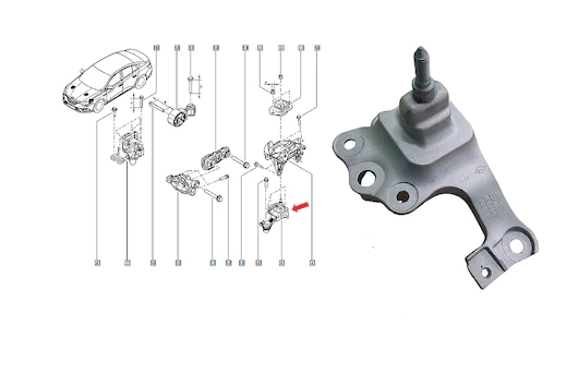 Megane 4 Vites Kutusu Bağlantı Takozu 112533688R