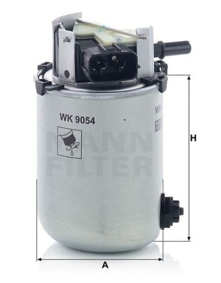 MANN FILTER Kadjar 1.5  1.6 DCİ Mazot Filtresi 164004EA1B 164006184R